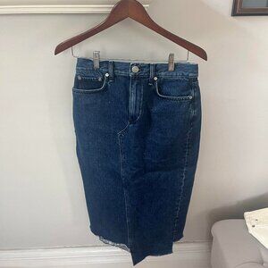 Rag & Bone Sukato Skirt – Denim with a Twist | Size 26 |